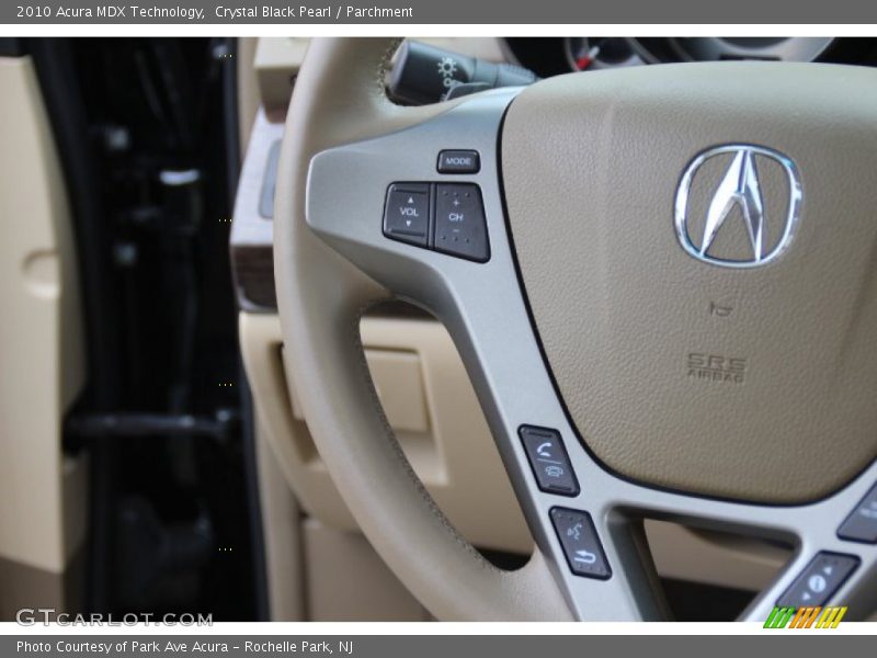 Crystal Black Pearl / Parchment 2010 Acura MDX Technology
