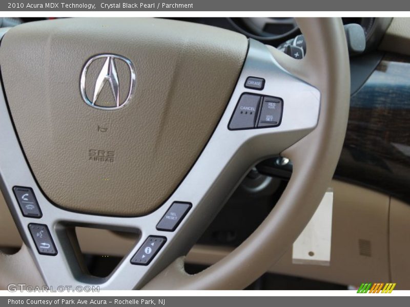 Crystal Black Pearl / Parchment 2010 Acura MDX Technology