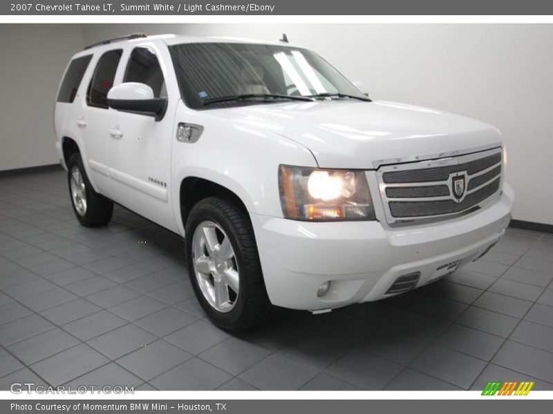 Summit White / Light Cashmere/Ebony 2007 Chevrolet Tahoe LT