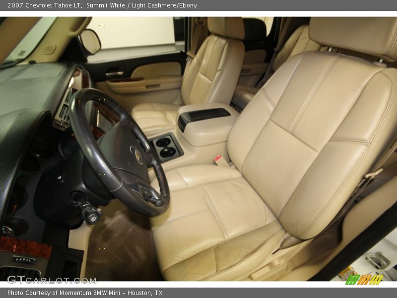 Summit White / Light Cashmere/Ebony 2007 Chevrolet Tahoe LT