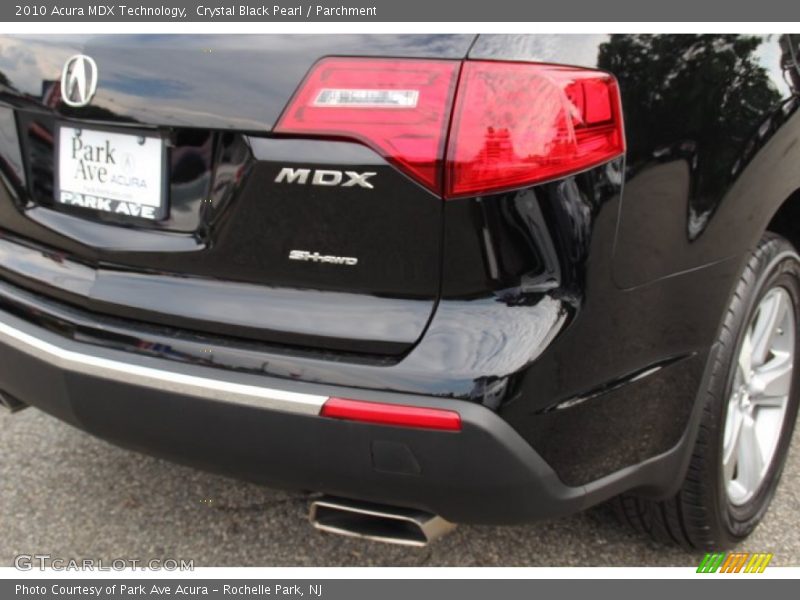 Crystal Black Pearl / Parchment 2010 Acura MDX Technology