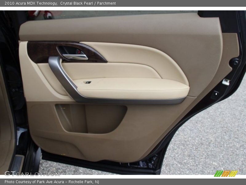 Crystal Black Pearl / Parchment 2010 Acura MDX Technology