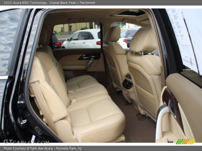Crystal Black Pearl / Parchment 2010 Acura MDX Technology