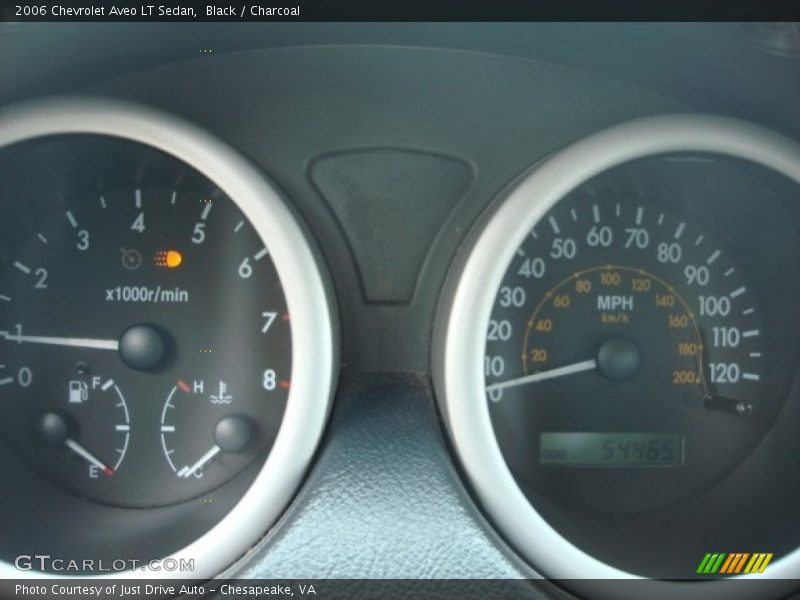 Black / Charcoal 2006 Chevrolet Aveo LT Sedan