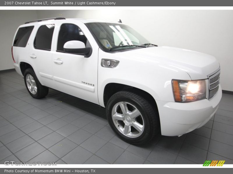 Summit White / Light Cashmere/Ebony 2007 Chevrolet Tahoe LT