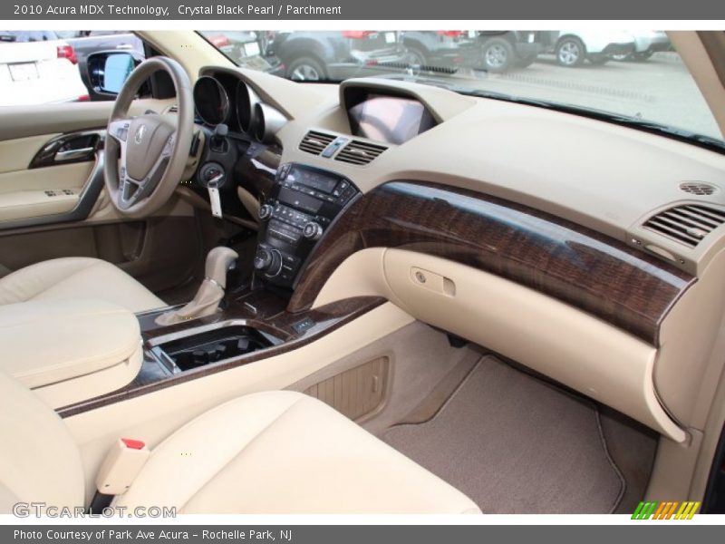 Crystal Black Pearl / Parchment 2010 Acura MDX Technology