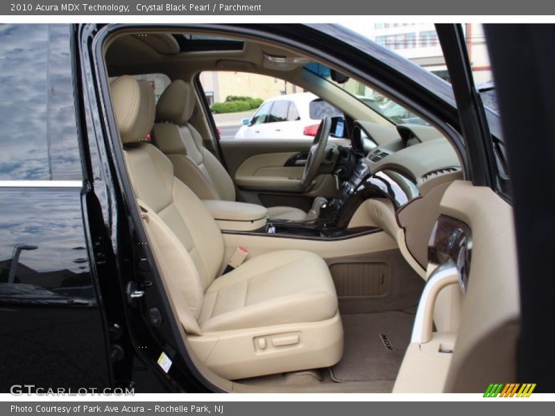 Crystal Black Pearl / Parchment 2010 Acura MDX Technology