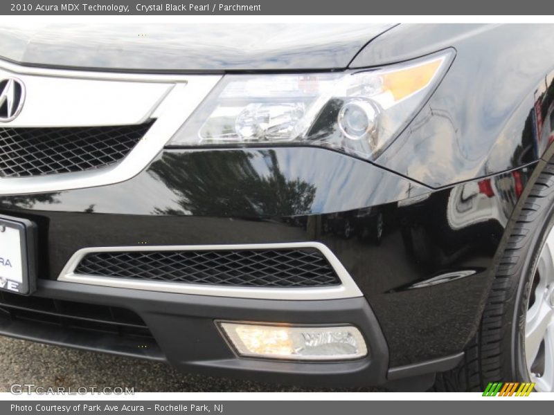 Crystal Black Pearl / Parchment 2010 Acura MDX Technology