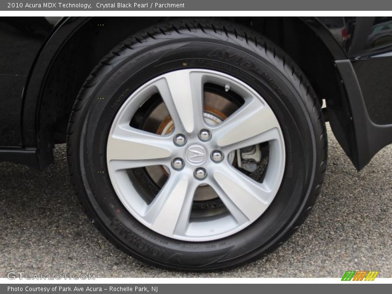 Crystal Black Pearl / Parchment 2010 Acura MDX Technology