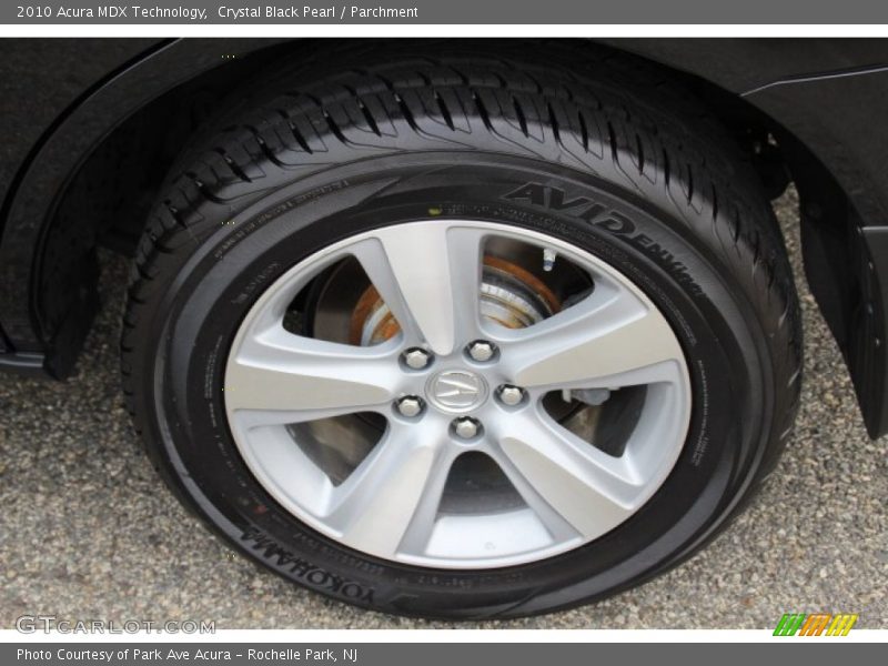 Crystal Black Pearl / Parchment 2010 Acura MDX Technology