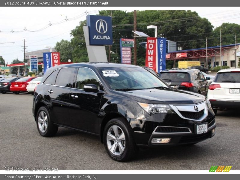 Crystal Black Pearl / Parchment 2012 Acura MDX SH-AWD