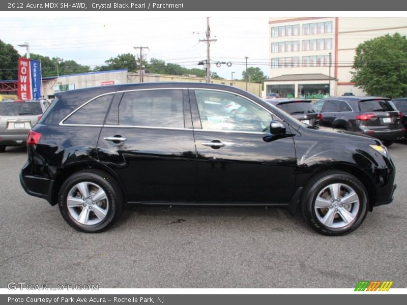 Crystal Black Pearl / Parchment 2012 Acura MDX SH-AWD