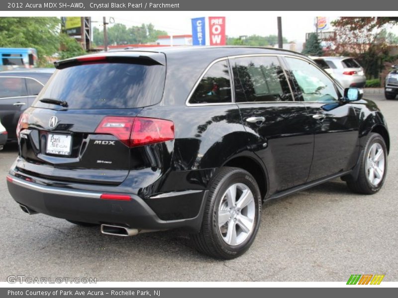 Crystal Black Pearl / Parchment 2012 Acura MDX SH-AWD