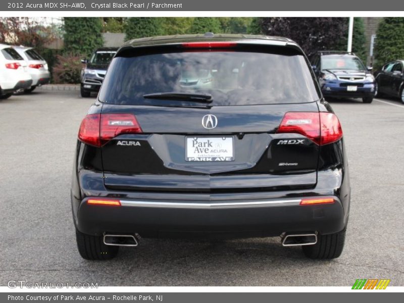Crystal Black Pearl / Parchment 2012 Acura MDX SH-AWD