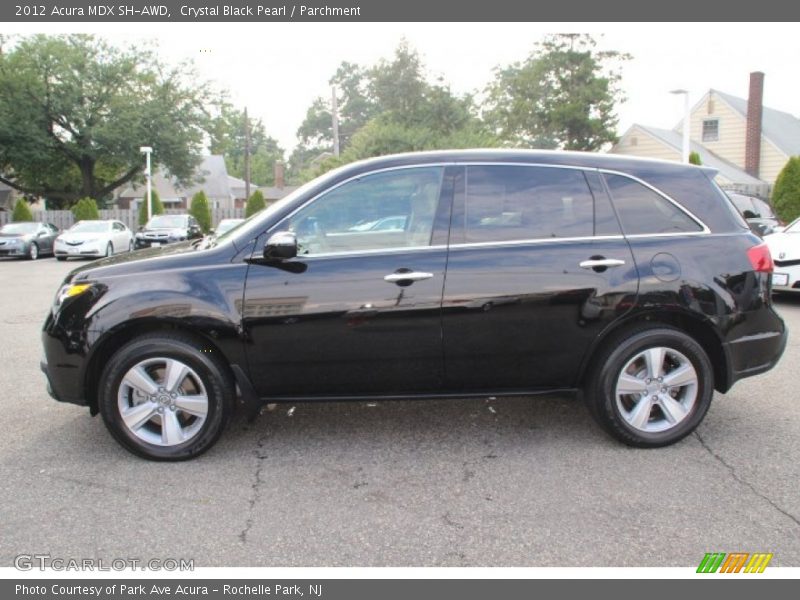 Crystal Black Pearl / Parchment 2012 Acura MDX SH-AWD