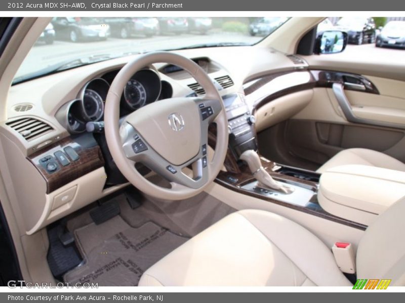Crystal Black Pearl / Parchment 2012 Acura MDX SH-AWD