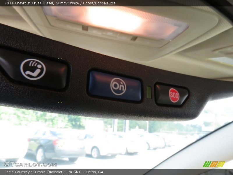 Summit White / Cocoa/Light Neutral 2014 Chevrolet Cruze Diesel