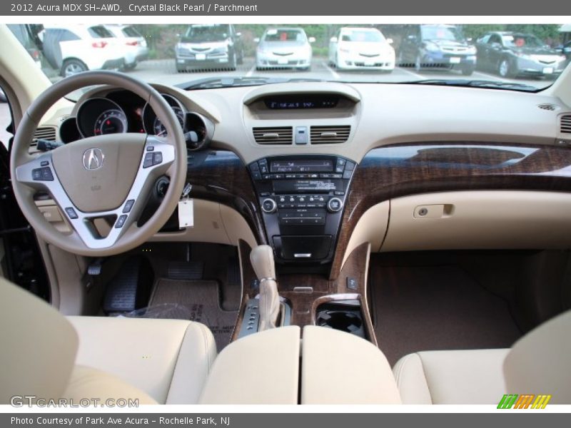 Crystal Black Pearl / Parchment 2012 Acura MDX SH-AWD