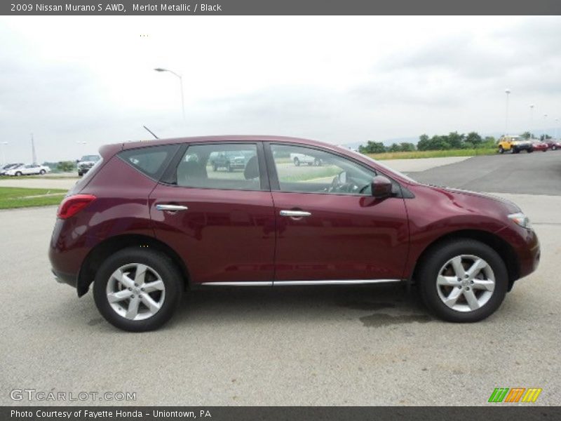 Merlot Metallic / Black 2009 Nissan Murano S AWD