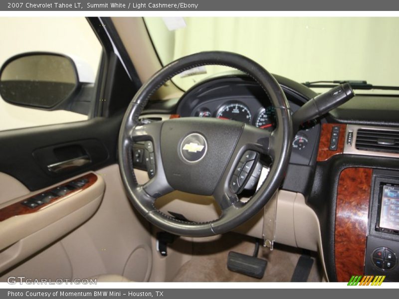 Summit White / Light Cashmere/Ebony 2007 Chevrolet Tahoe LT