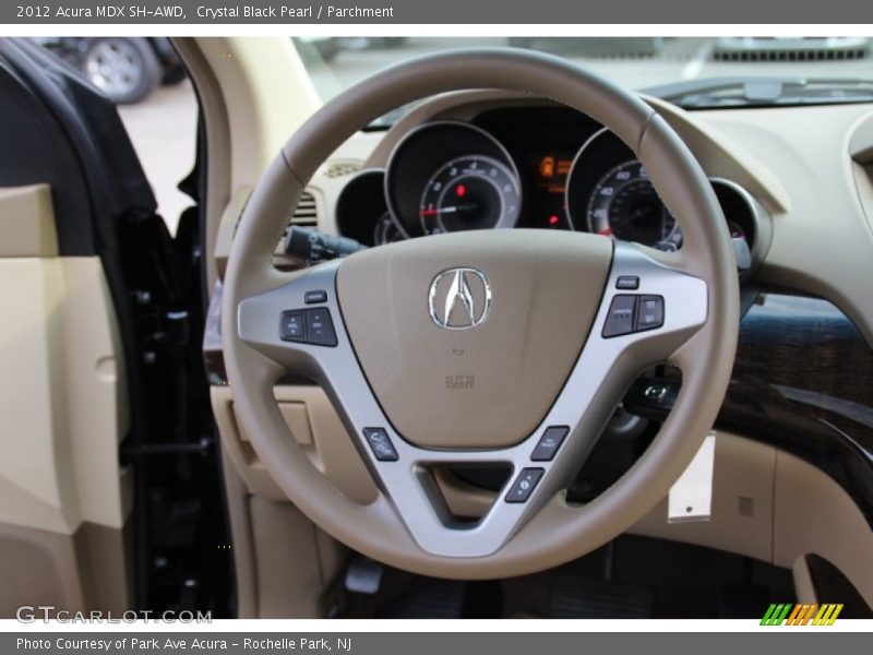 Crystal Black Pearl / Parchment 2012 Acura MDX SH-AWD