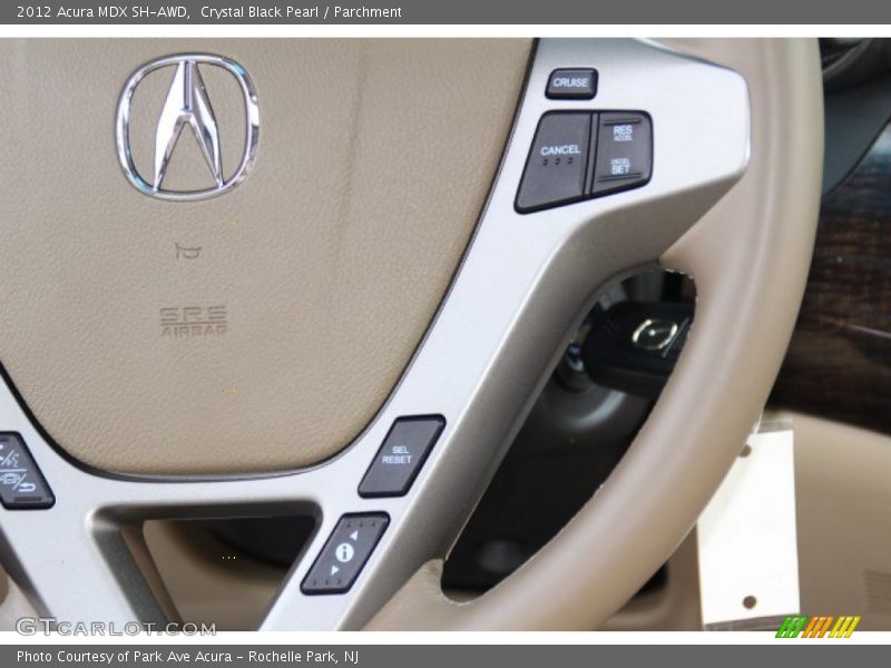 Crystal Black Pearl / Parchment 2012 Acura MDX SH-AWD