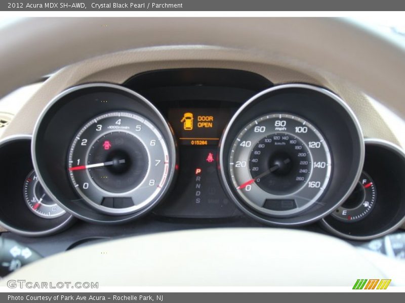 Crystal Black Pearl / Parchment 2012 Acura MDX SH-AWD