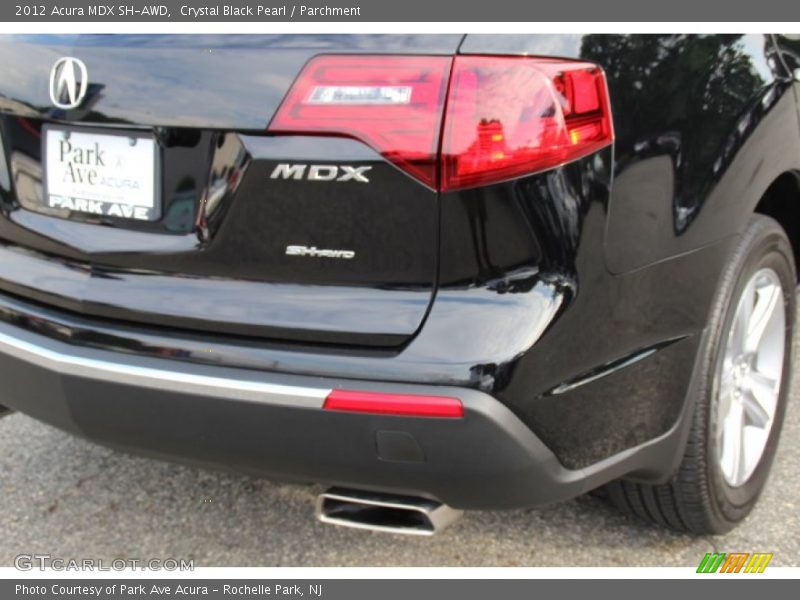 Crystal Black Pearl / Parchment 2012 Acura MDX SH-AWD