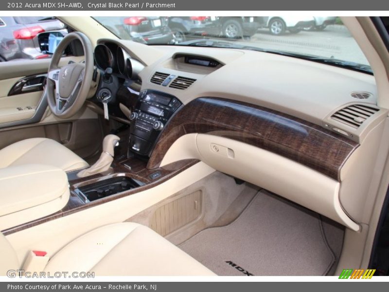 Crystal Black Pearl / Parchment 2012 Acura MDX SH-AWD