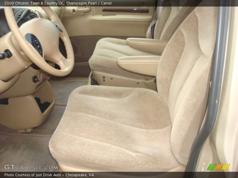 Front Seat of 2000 Town & Country LX