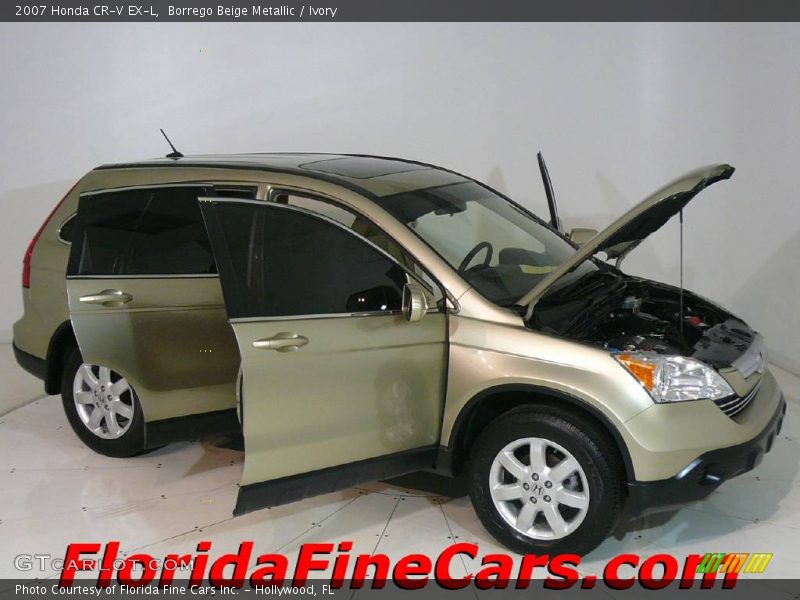 Borrego Beige Metallic / Ivory 2007 Honda CR-V EX-L