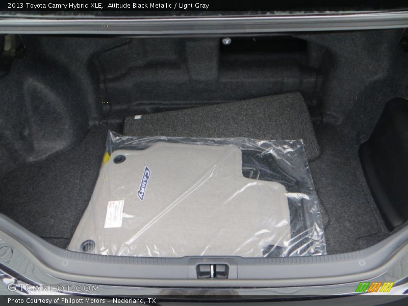 Attitude Black Metallic / Light Gray 2013 Toyota Camry Hybrid XLE