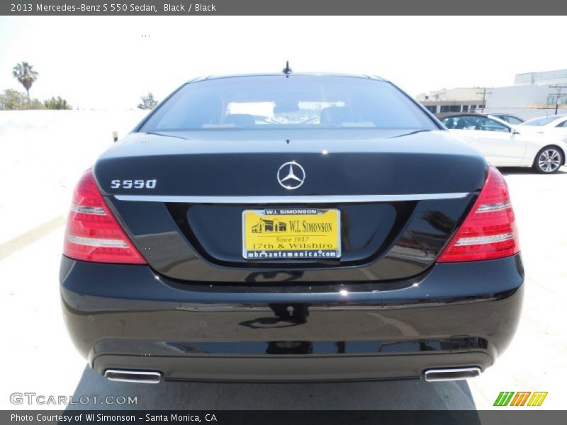 Black / Black 2013 Mercedes-Benz S 550 Sedan