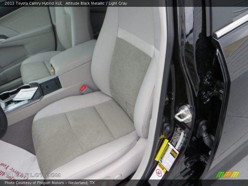 Attitude Black Metallic / Light Gray 2013 Toyota Camry Hybrid XLE