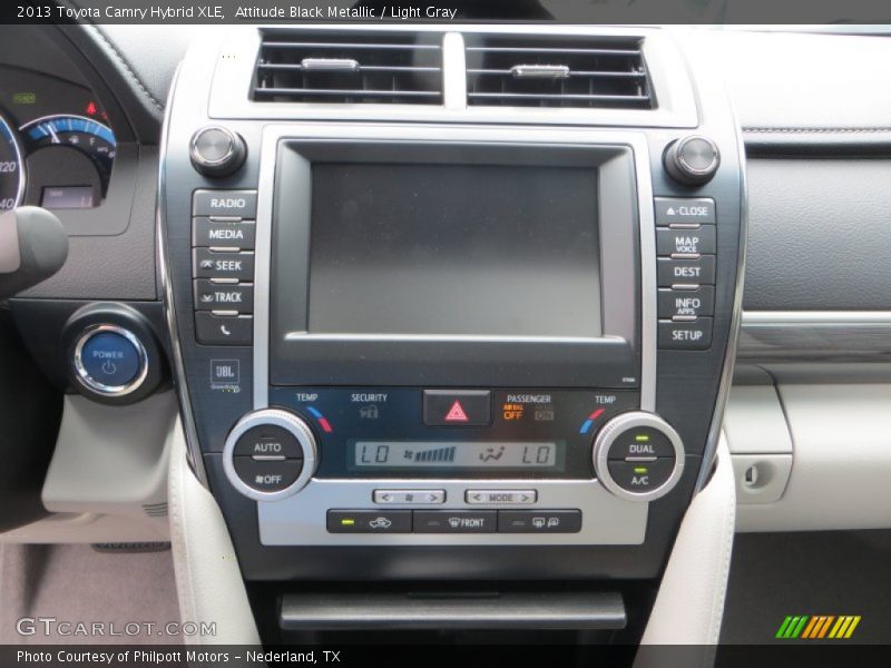 Attitude Black Metallic / Light Gray 2013 Toyota Camry Hybrid XLE