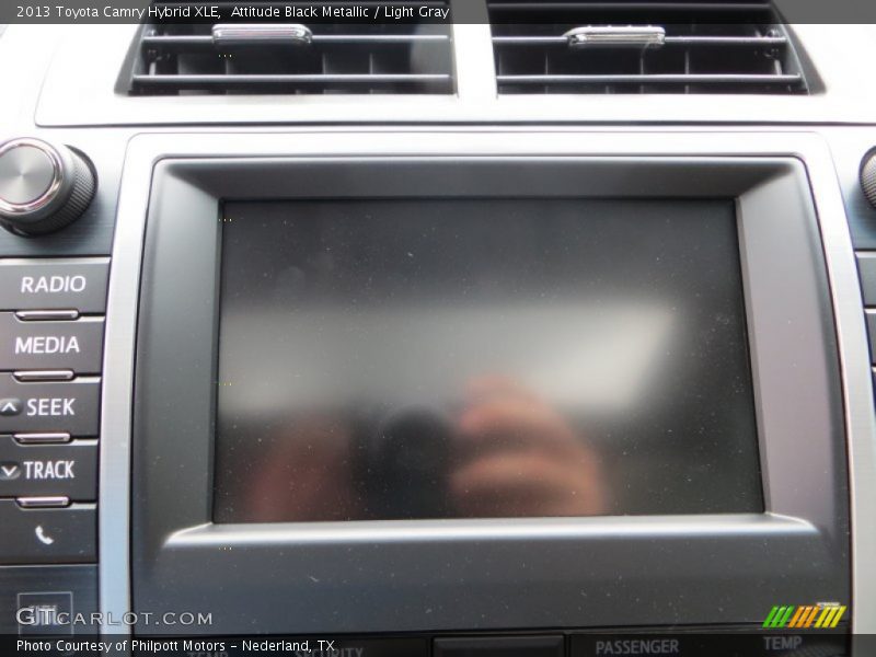 Attitude Black Metallic / Light Gray 2013 Toyota Camry Hybrid XLE