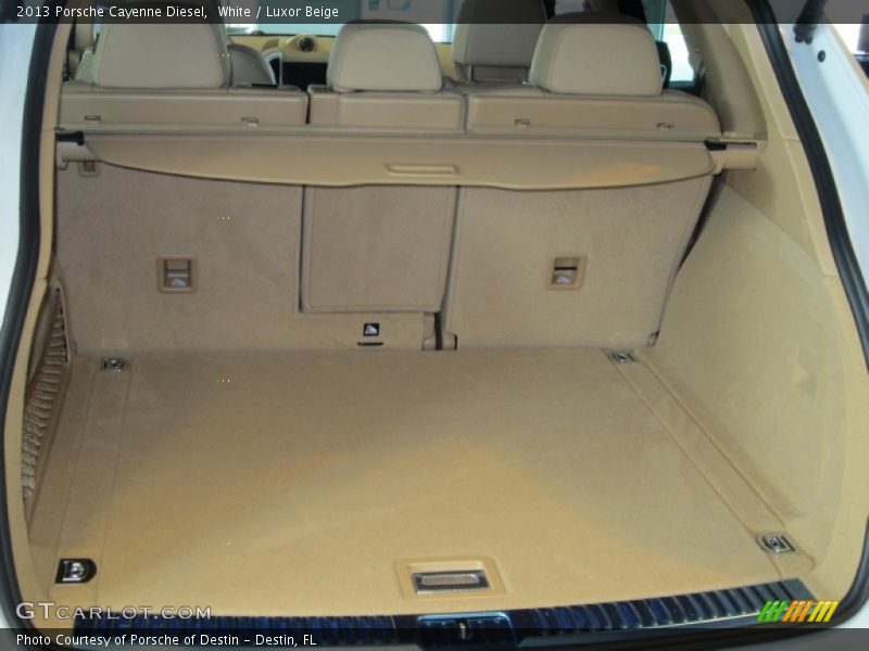 White / Luxor Beige 2013 Porsche Cayenne Diesel