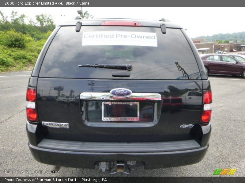 Black / Camel 2008 Ford Explorer Limited 4x4