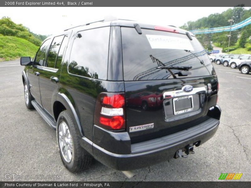 Black / Camel 2008 Ford Explorer Limited 4x4