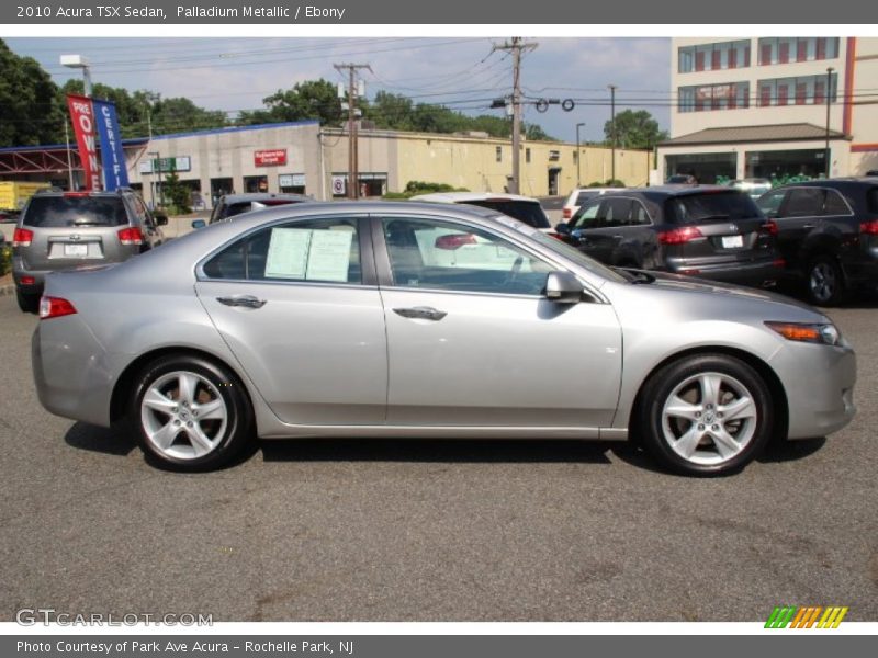 Palladium Metallic / Ebony 2010 Acura TSX Sedan