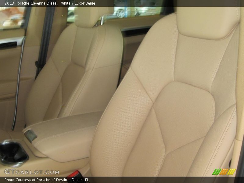 White / Luxor Beige 2013 Porsche Cayenne Diesel