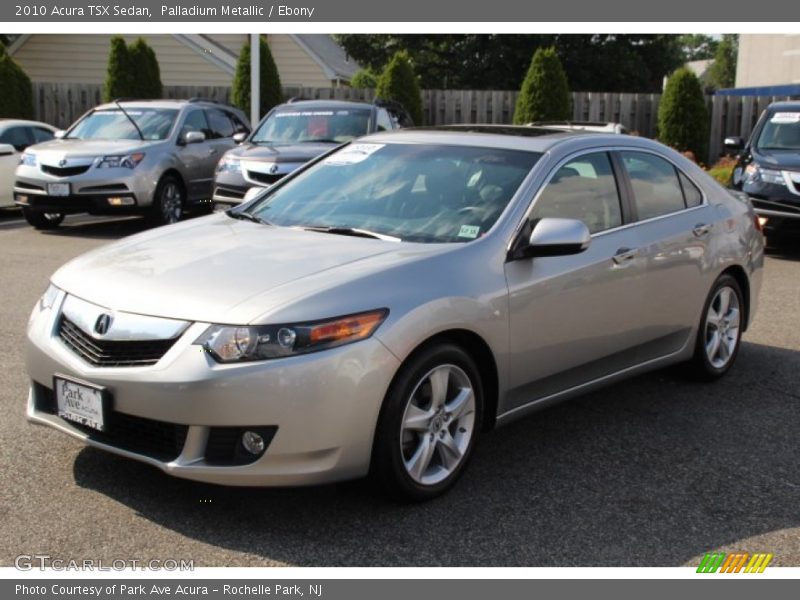 Palladium Metallic / Ebony 2010 Acura TSX Sedan