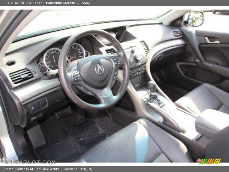 Palladium Metallic / Ebony 2010 Acura TSX Sedan