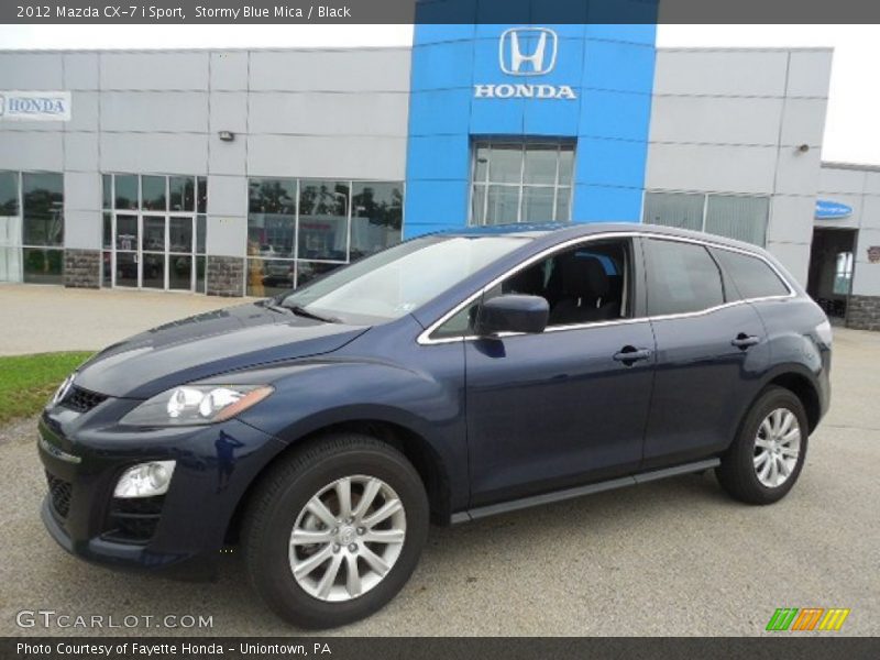 Stormy Blue Mica / Black 2012 Mazda CX-7 i Sport