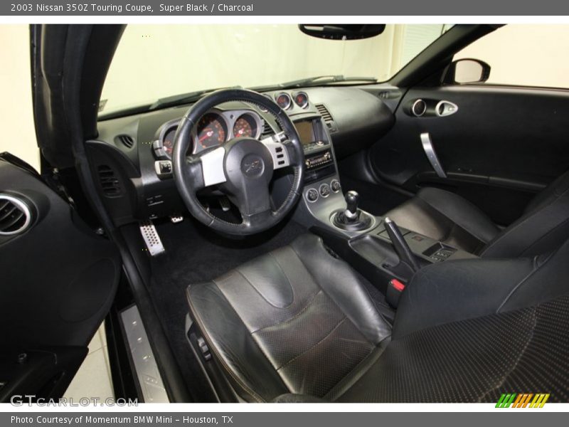 Super Black / Charcoal 2003 Nissan 350Z Touring Coupe
