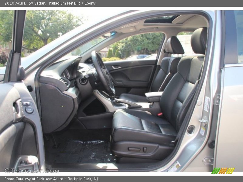 Palladium Metallic / Ebony 2010 Acura TSX Sedan
