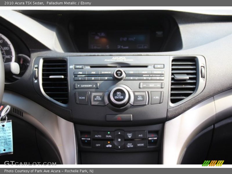 Palladium Metallic / Ebony 2010 Acura TSX Sedan