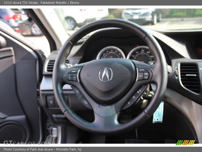 Palladium Metallic / Ebony 2010 Acura TSX Sedan
