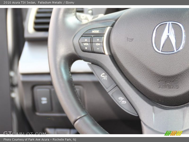 Palladium Metallic / Ebony 2010 Acura TSX Sedan