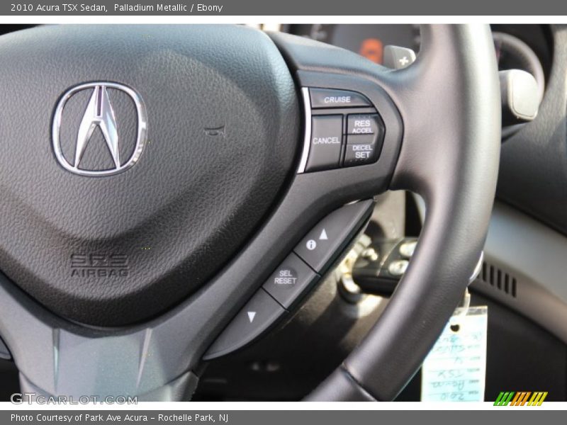 Palladium Metallic / Ebony 2010 Acura TSX Sedan